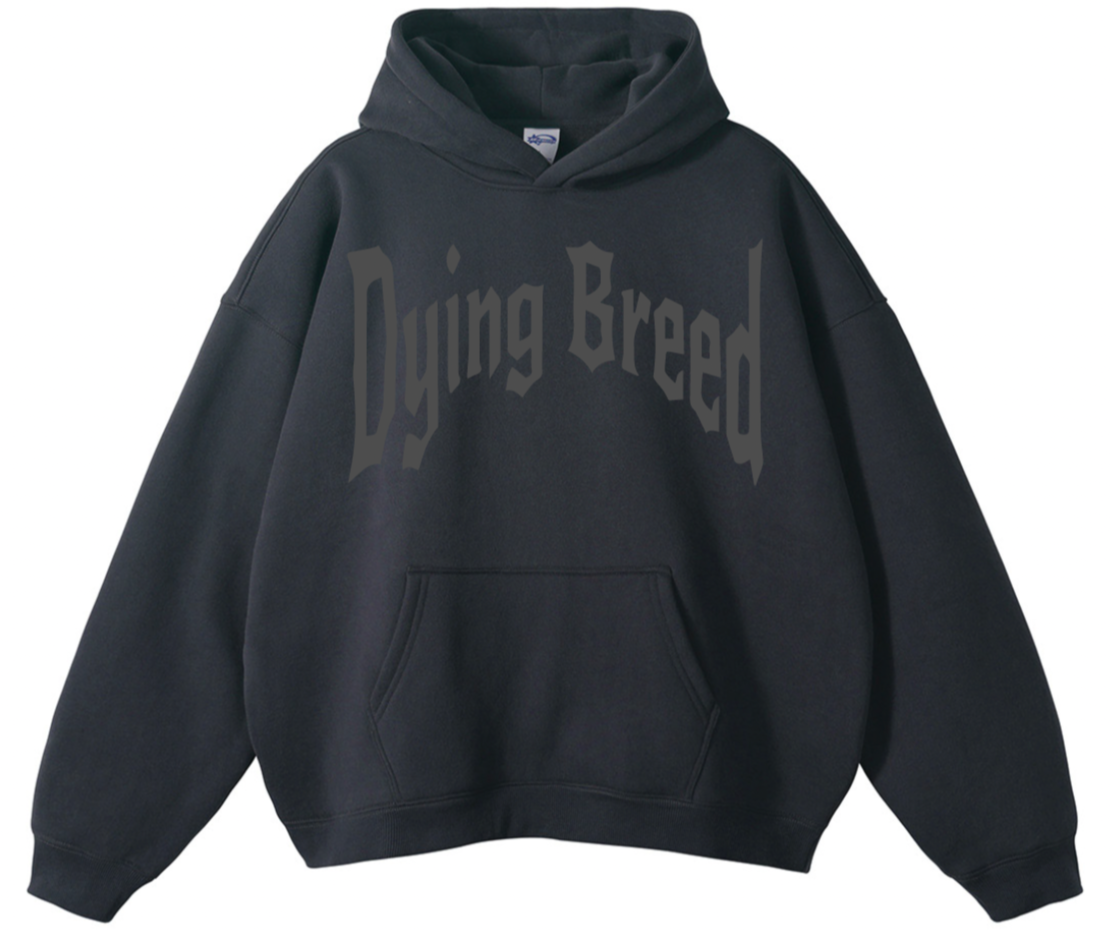 Monochrome Hoodie "Black Out"