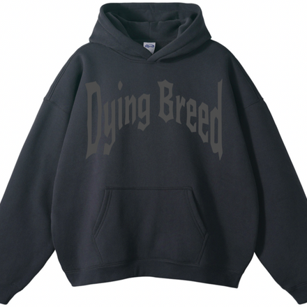 Monochrome Hoodie "Black Out"